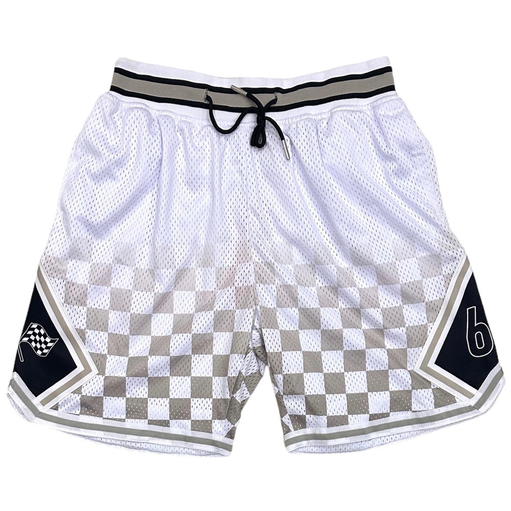 Nipsey Hussle Men Headgear Classics Victory Lap 60 Embroidered Basketball Shorts